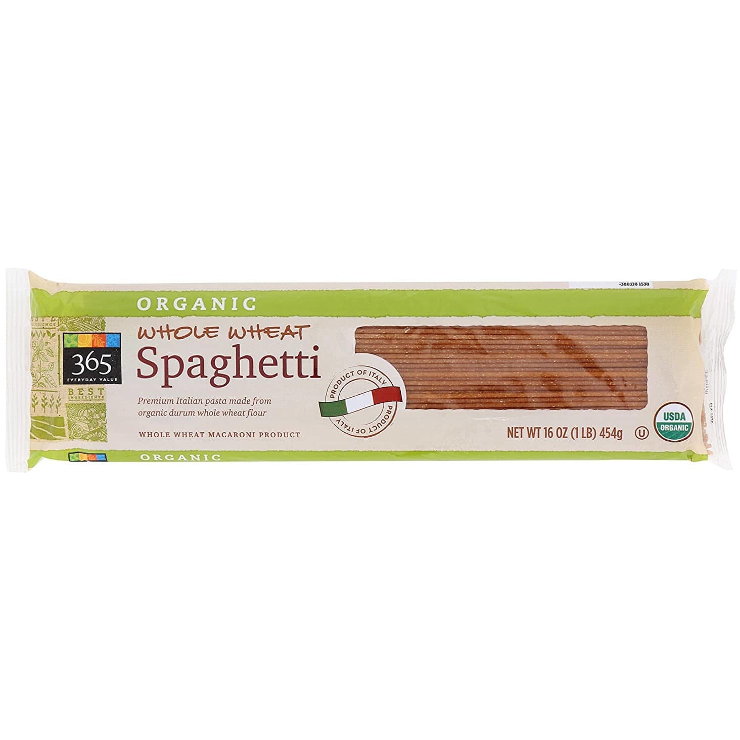 Organic Whole Wheat Spaghetti, 16 oz