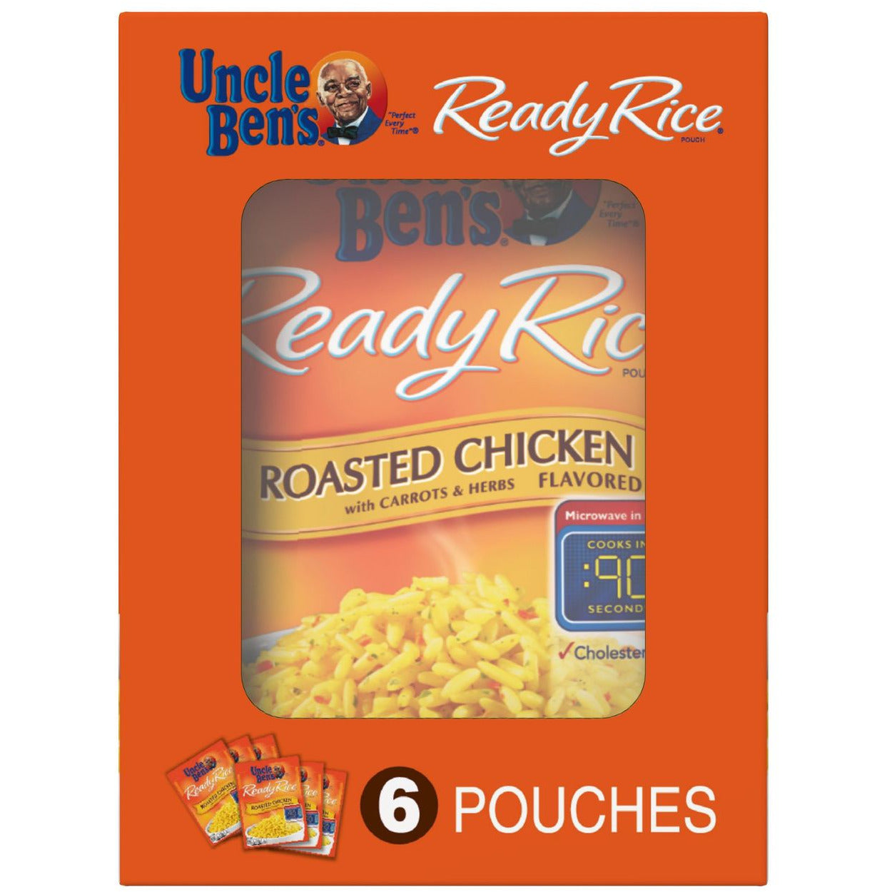 Uncle Ben's Roasted Chicken Flavored Ready Rice, 6 pk./8.8 oz.
