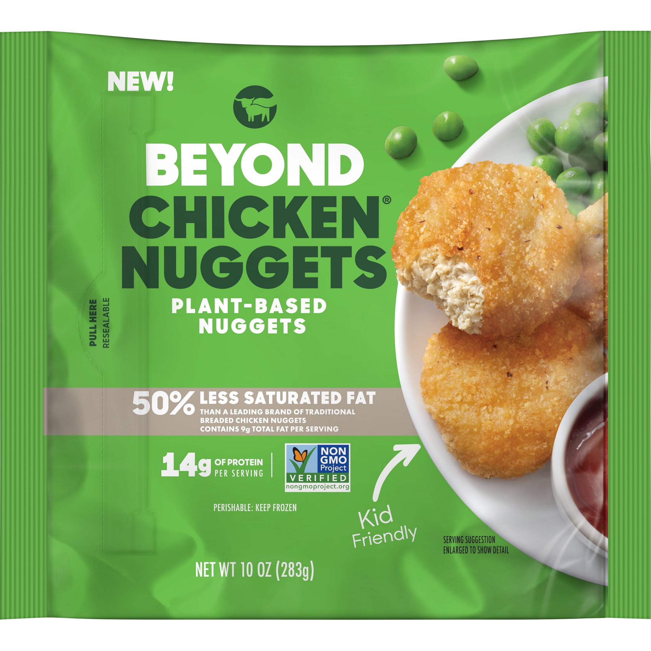 Beyond Meat Beyond Chicken Plant-Based Nuggets 10 oz Resealable Bag (Frozen)