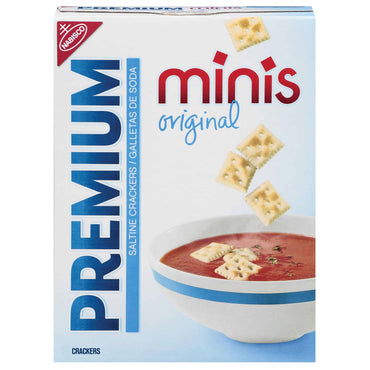 Premium Original Mini Saltine Crackers, 11 oz
