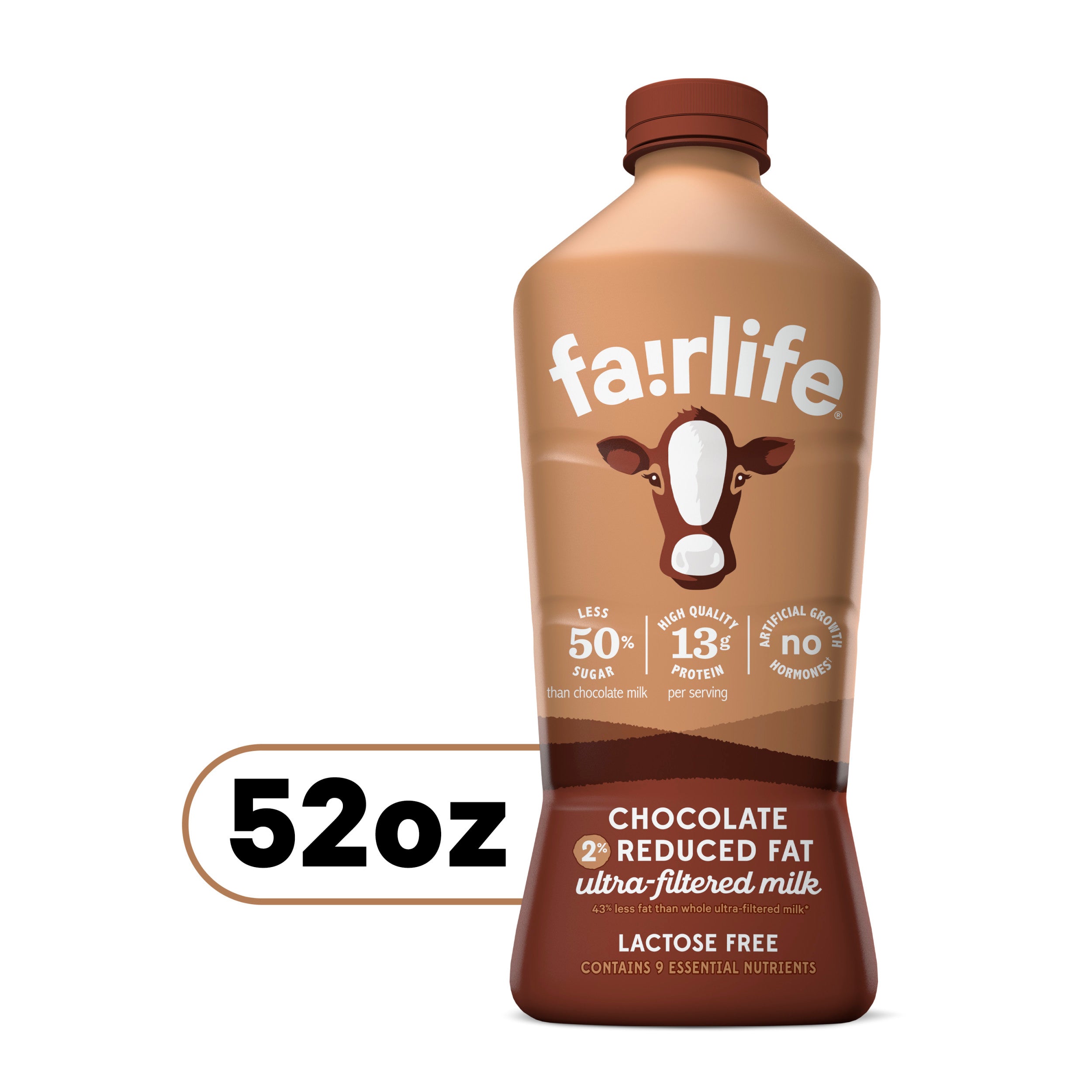 Fairlife Milk 52 fl oz - Lactose Free 2% Chocolate Milk
