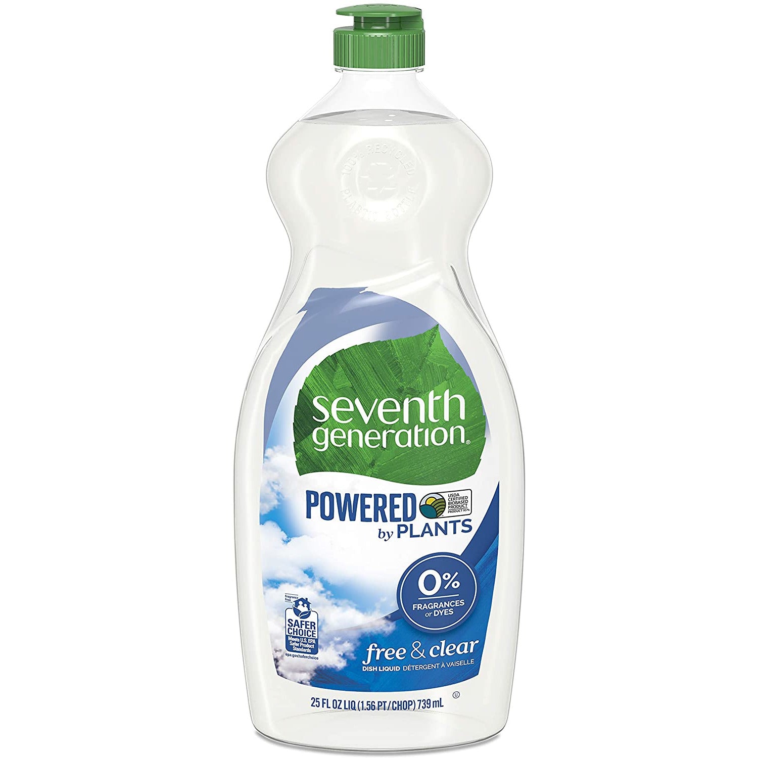 Seventh Generation Dish Liquid Soap, Free & Clear, 25 Fl Oz