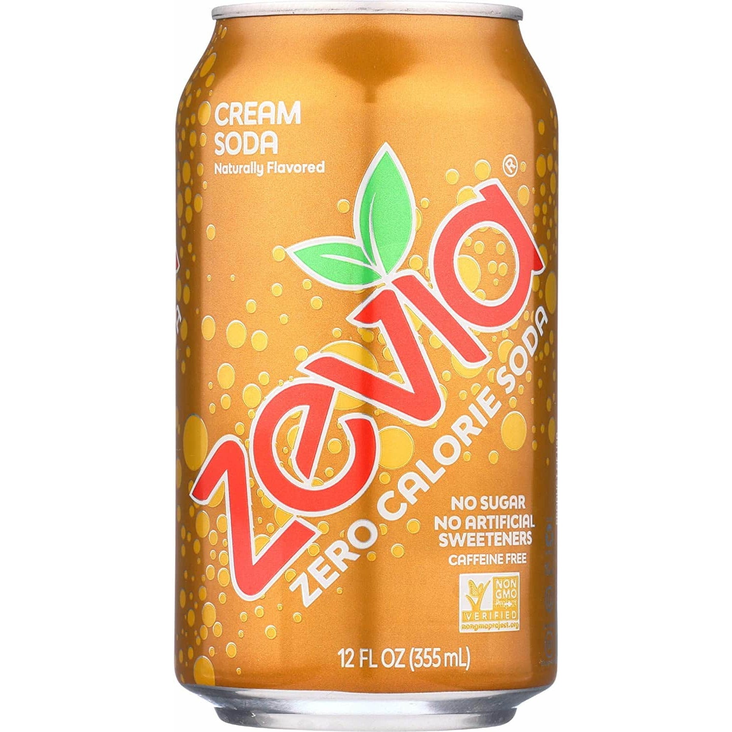 Zevia All Natural Soda, Cream Soda, 72 fl oz (pack of 6)