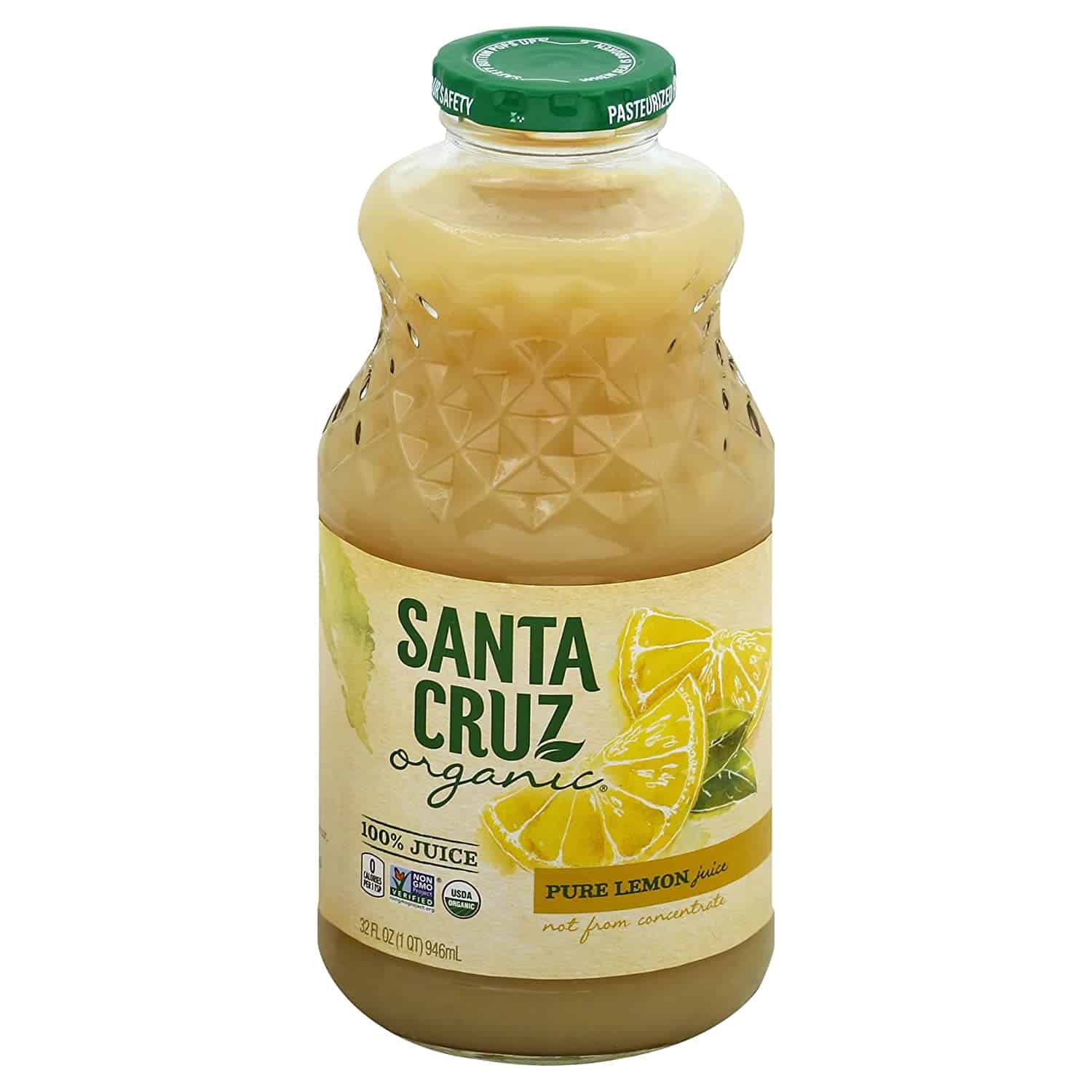 Santa Cruz Organic Pure Lemon 100% Juice, 32 oz