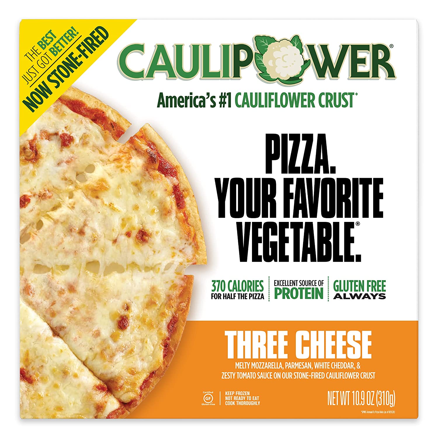 Caulipower, Pizza Caulipower Three Cheese, 10.9 Ounce
