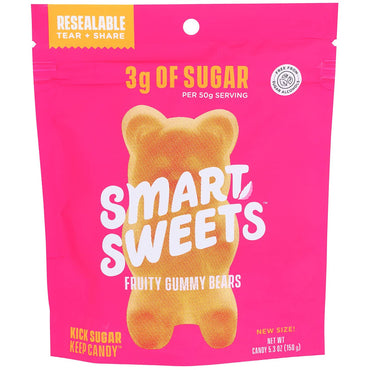 SmartSweets, Candy Gummy Bears Fruity, 5.3 Ounce