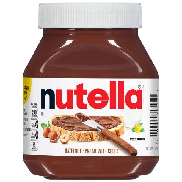 Nutella Chocolate Hazelnut Spread, Perfect Topping for Pancakes, 26.5 oz