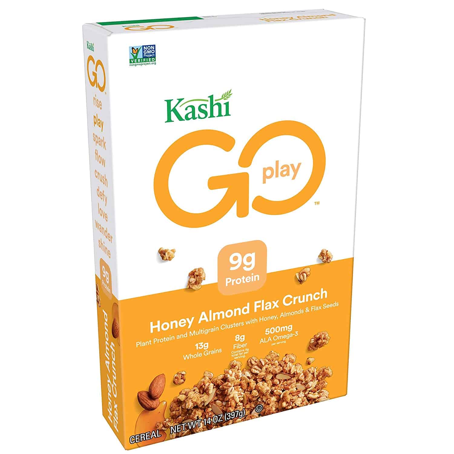 Kashi GO Honey Almond Flax Crunch Breakfast Cereal