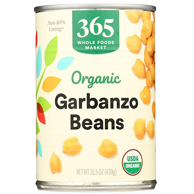 Organic Shelf-Stable Beans, Garbanzo, 15.5 Ounce