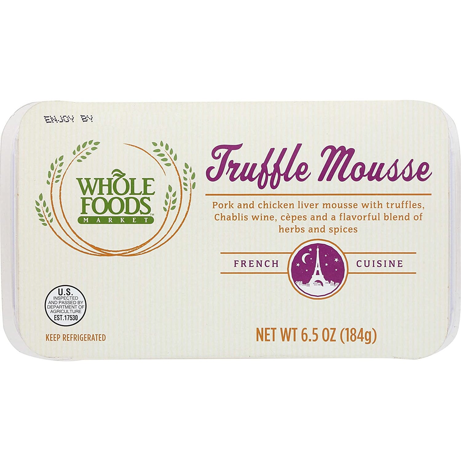 Whole Foods Market, Truffle Mousse, 6.5 oz