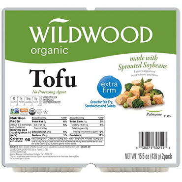 Wildwood, Organic Sproutofu Extra Firm, 15.5 oz