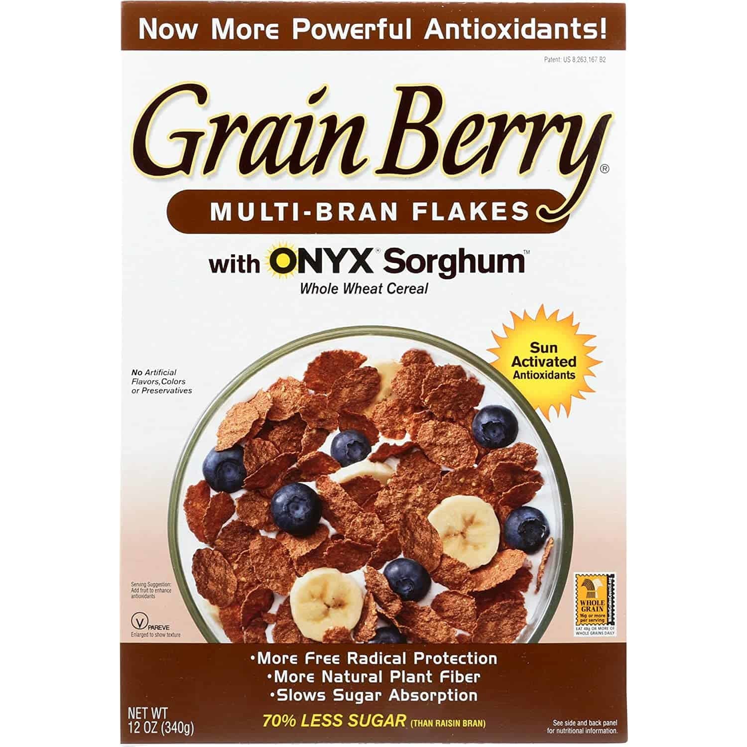 Grain Berry Bran Flakes Cereal, 12 Oz.