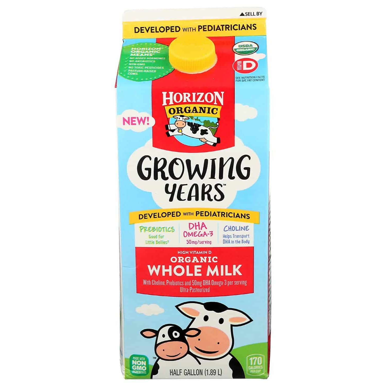 Horizon Organic, Whole Milk Choline Growing Years, 64 Fl Oz