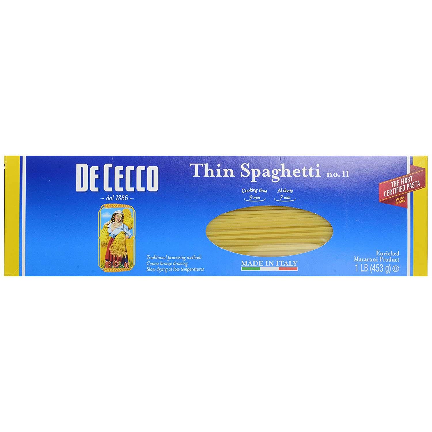 De Cecco Pasta, Spaghettini, 16 oz