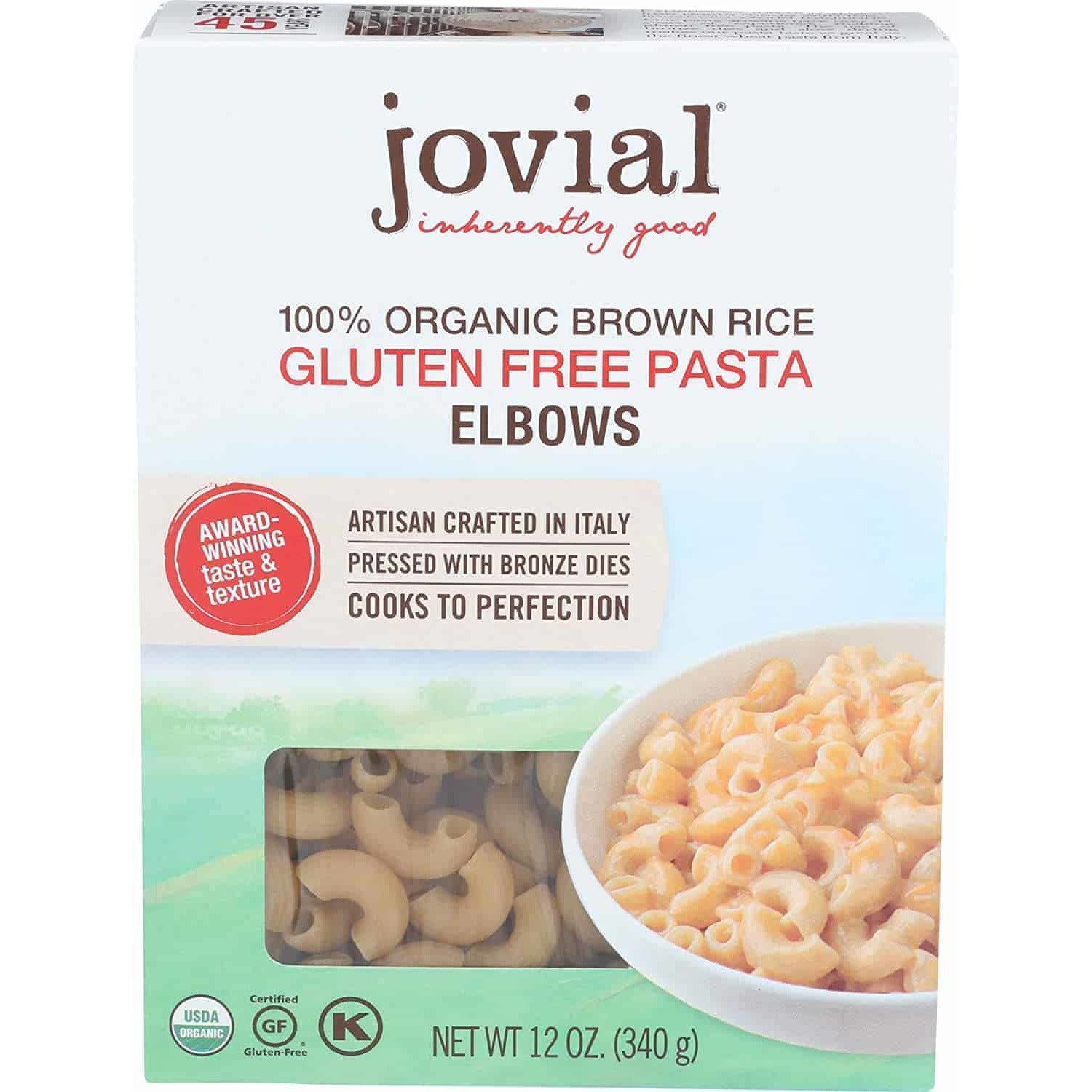 Jovial Foods, Organic Brown Rice (Elbow, 12 Oz)