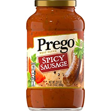 Prego spicy sausage 24 oz