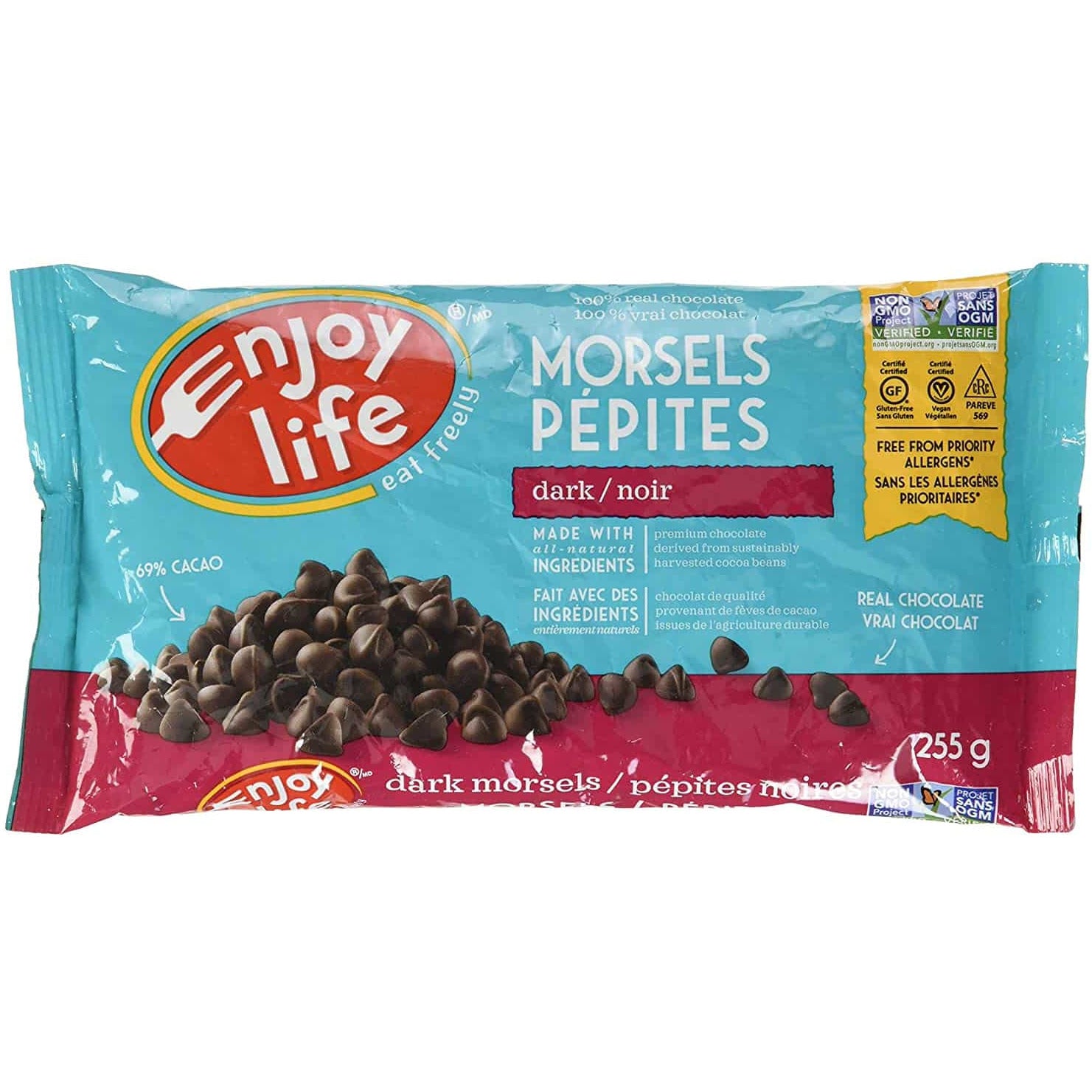 Enjoy Life Dark Chocolate Morsels, 9 Ounce