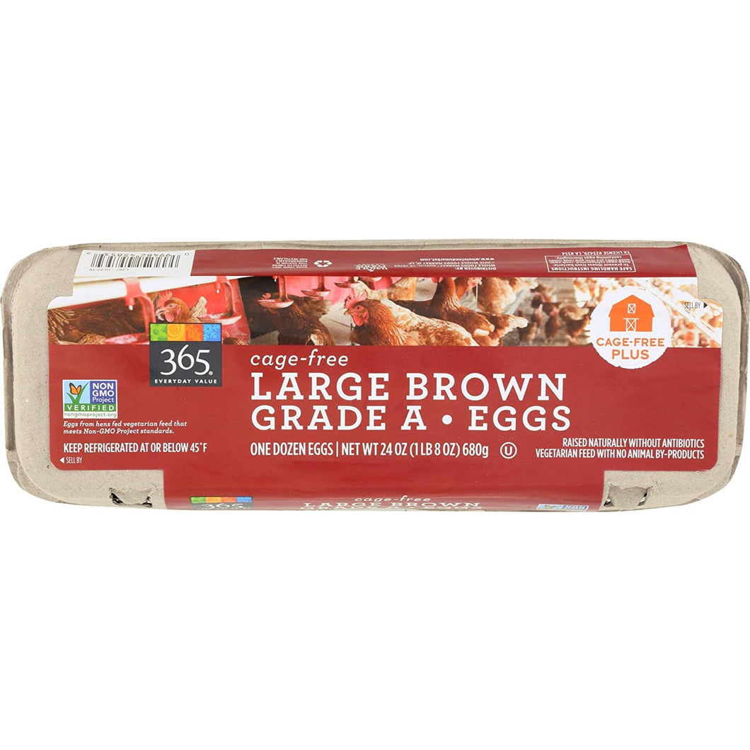 Non GMO Brown Grade A Eggs, Large, 12 Count