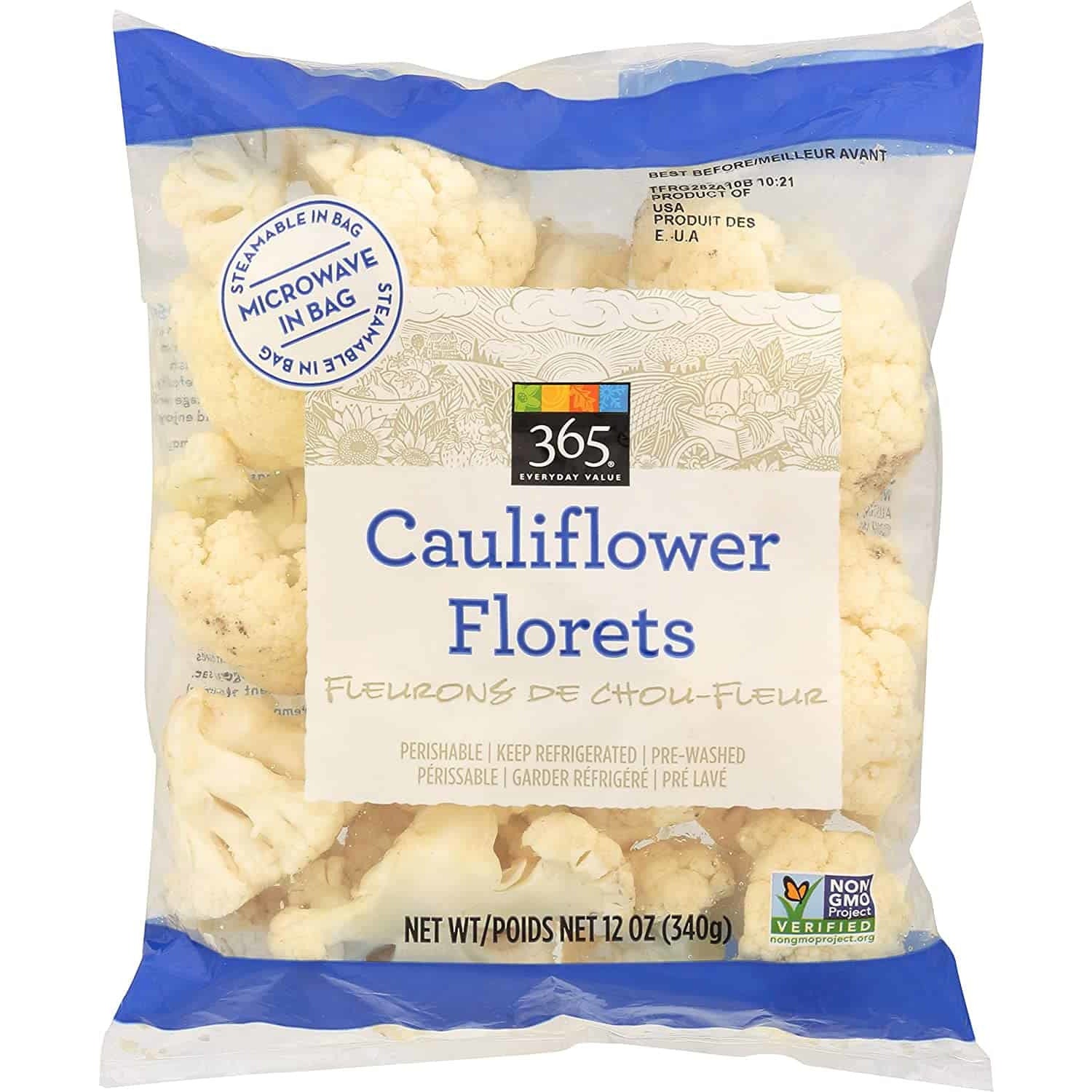 Cauliflower Florets, 12 oz