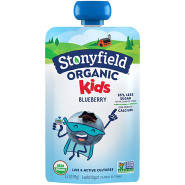 Stonyfield Organic Kids Blueberry Lowfat Yogurt