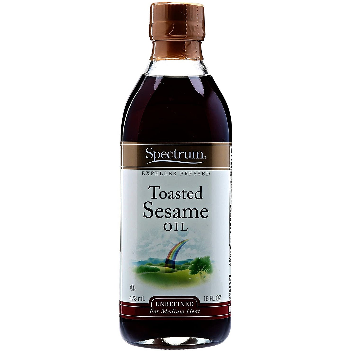 Spectrum Sesame Oil, Toasted, Unrefined, 16 oz