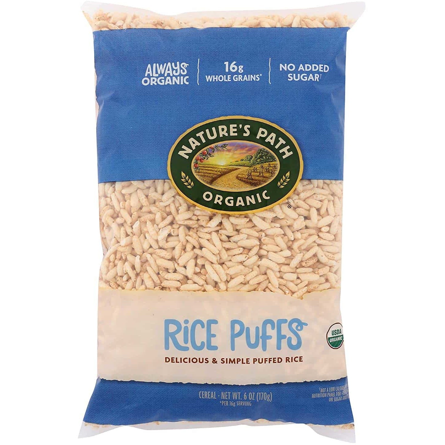 Nature's Path Organic Rice Puffs Cereal 6 oz