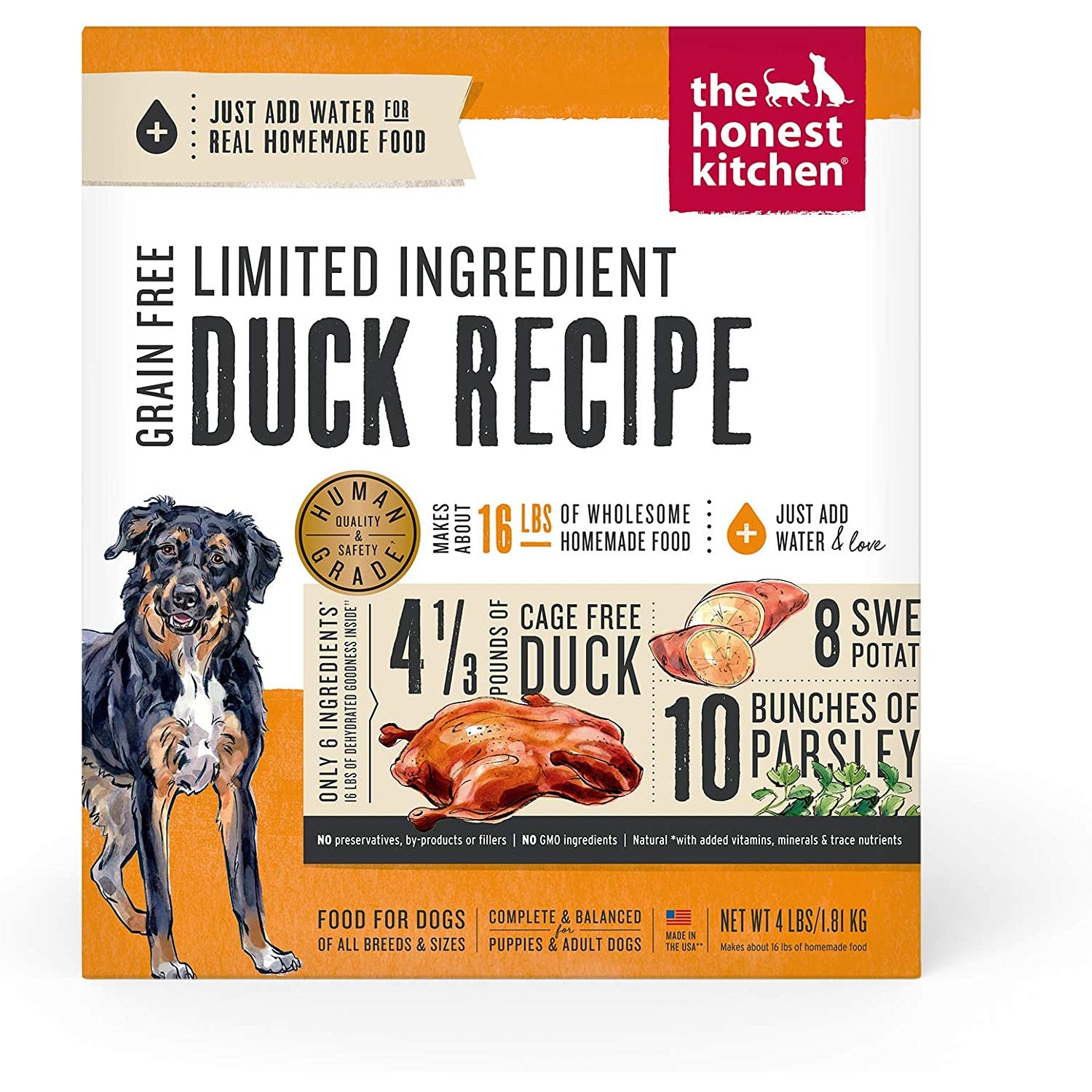 The Honest Kitchen Dehydrated Grain Free Ingredient Dog Food
