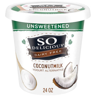 So Delicious Dairy Free Coconutmilk Yogurt Alternative, Unsweetened, 24 oz