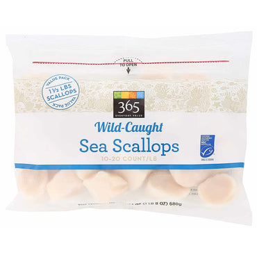 Wild-Caught Seafood Value Pack, Sea Scallops 24 Ounce