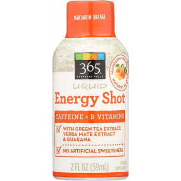 Liquid Energy Shot, Natural Mandarin Orange Flavor, 2 fl oz