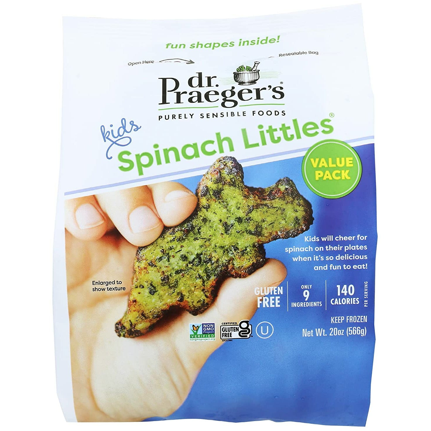 DR PRAEGERS Kids Spinach Littles Value Pack, 20 OZ