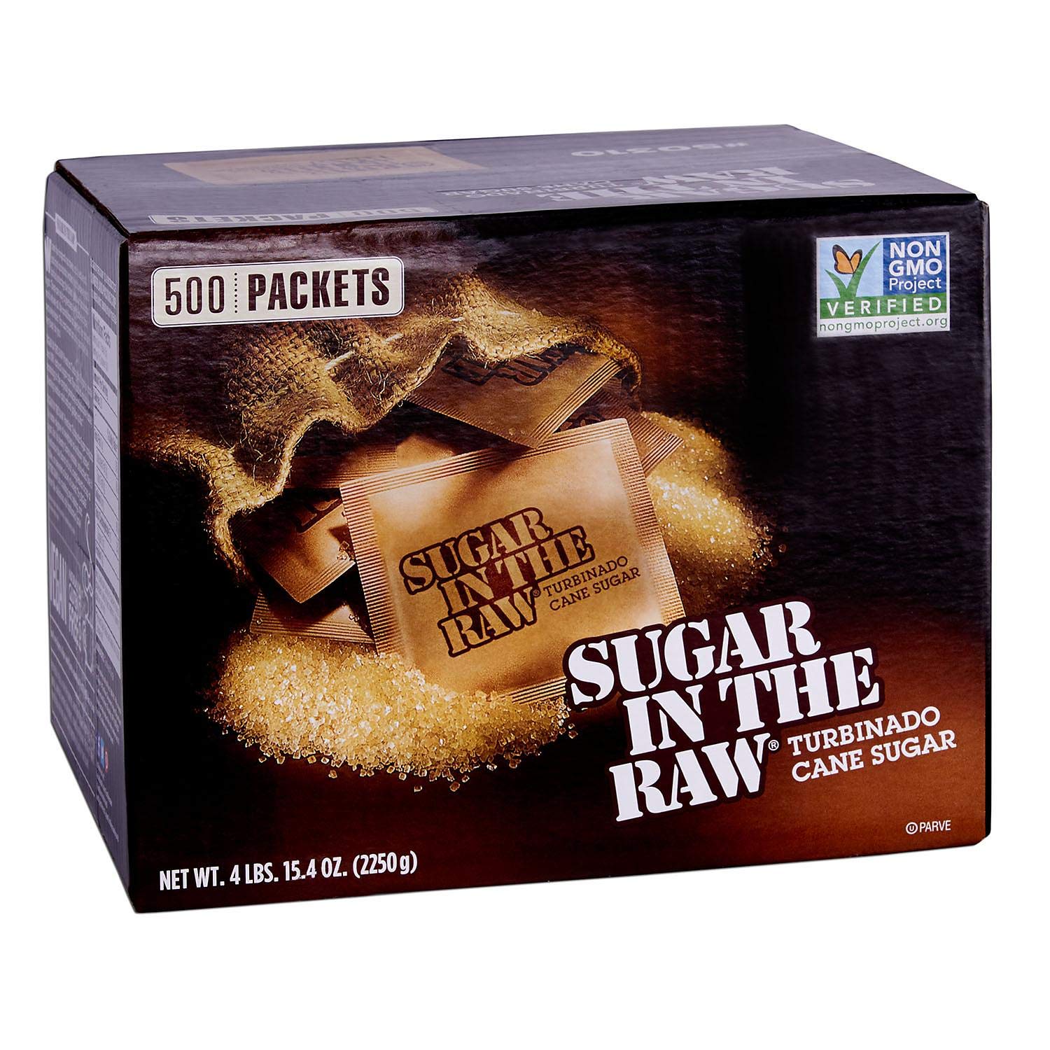 Sugar In The Raw, 500 Packets 4 LBS,15.4 Ounces