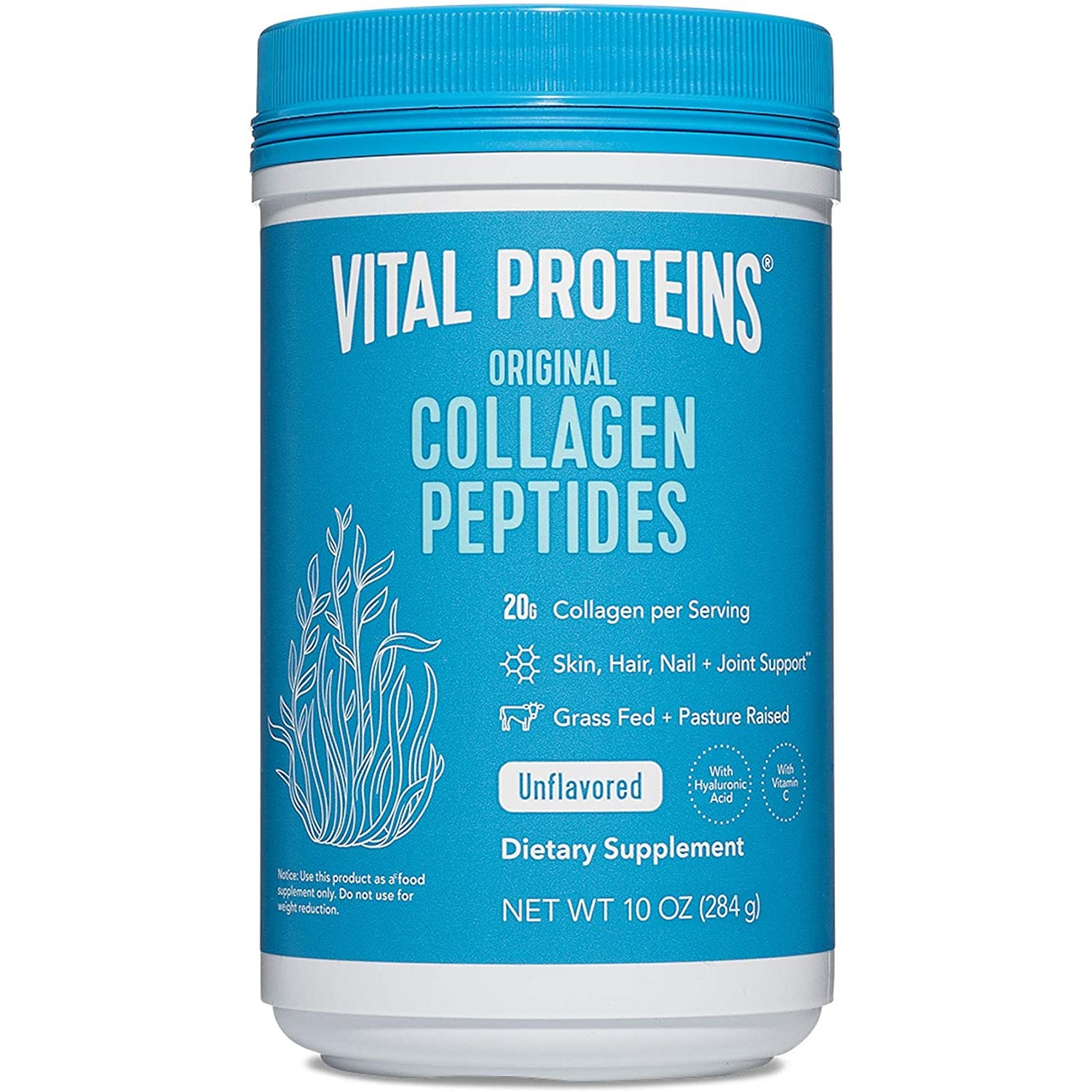 Vital Protein Collagen Powder Supplement Hydrolyzed Peptides 10oz