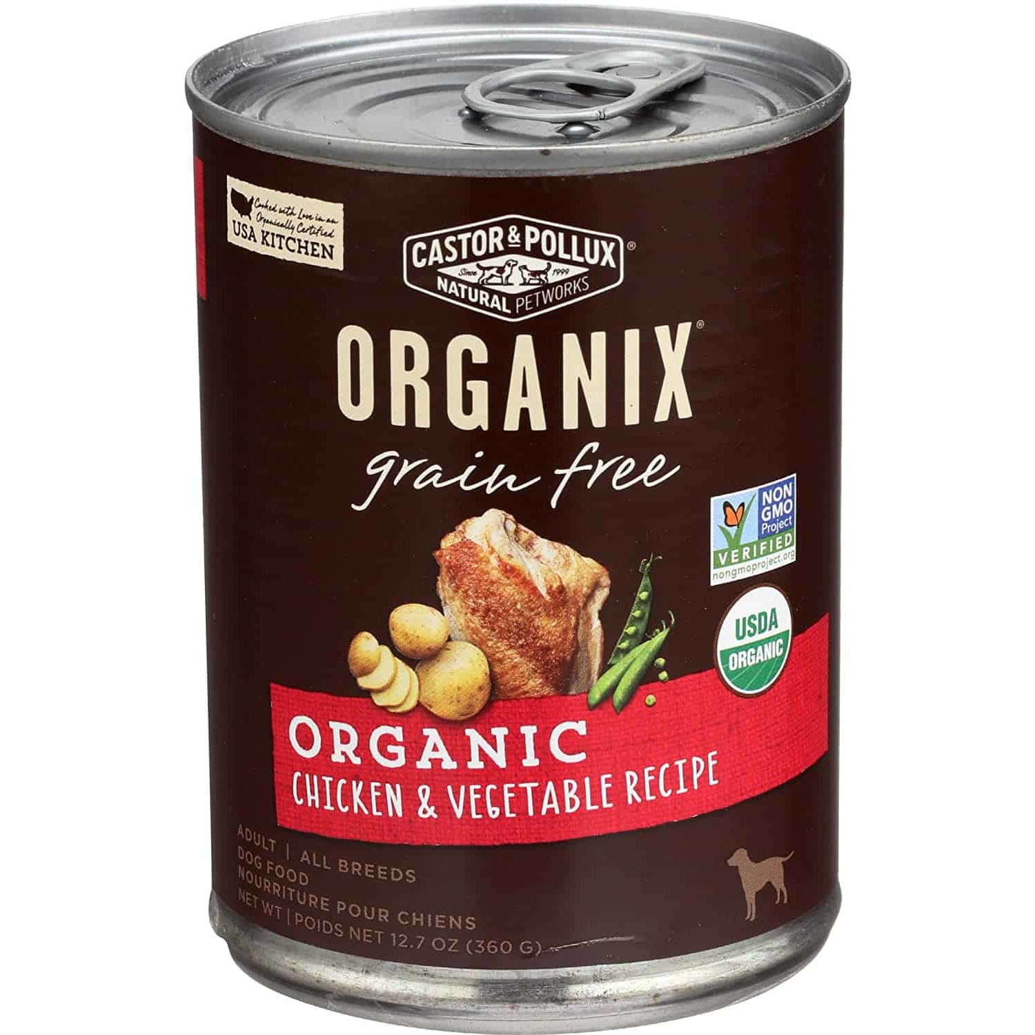 Oasis Fresh Castor & Pollux Organix Grain Free Organic Chicken &amp; Vegetable 12.7 Oz.
