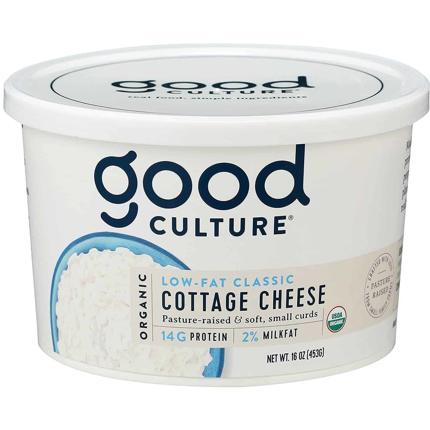 Good Culture, Organic Cottage Cheese, Low-Fat Classic 2%, 16 Ounce