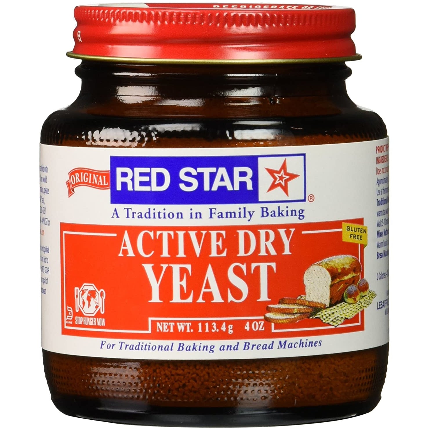 Red Star Active Dry Yeast, 4 oz