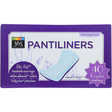 Pantiliners, 40 ct