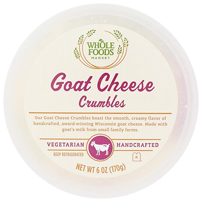 Whole Foods Market, Goat Cheese Crumbles, 6 oz