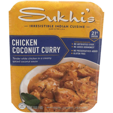 Sukhis, Curry Coconut Chicken Pre Pack, 16oz