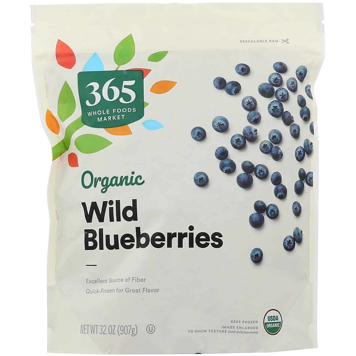 Frozen Organic Wild Blueberries, 32oz