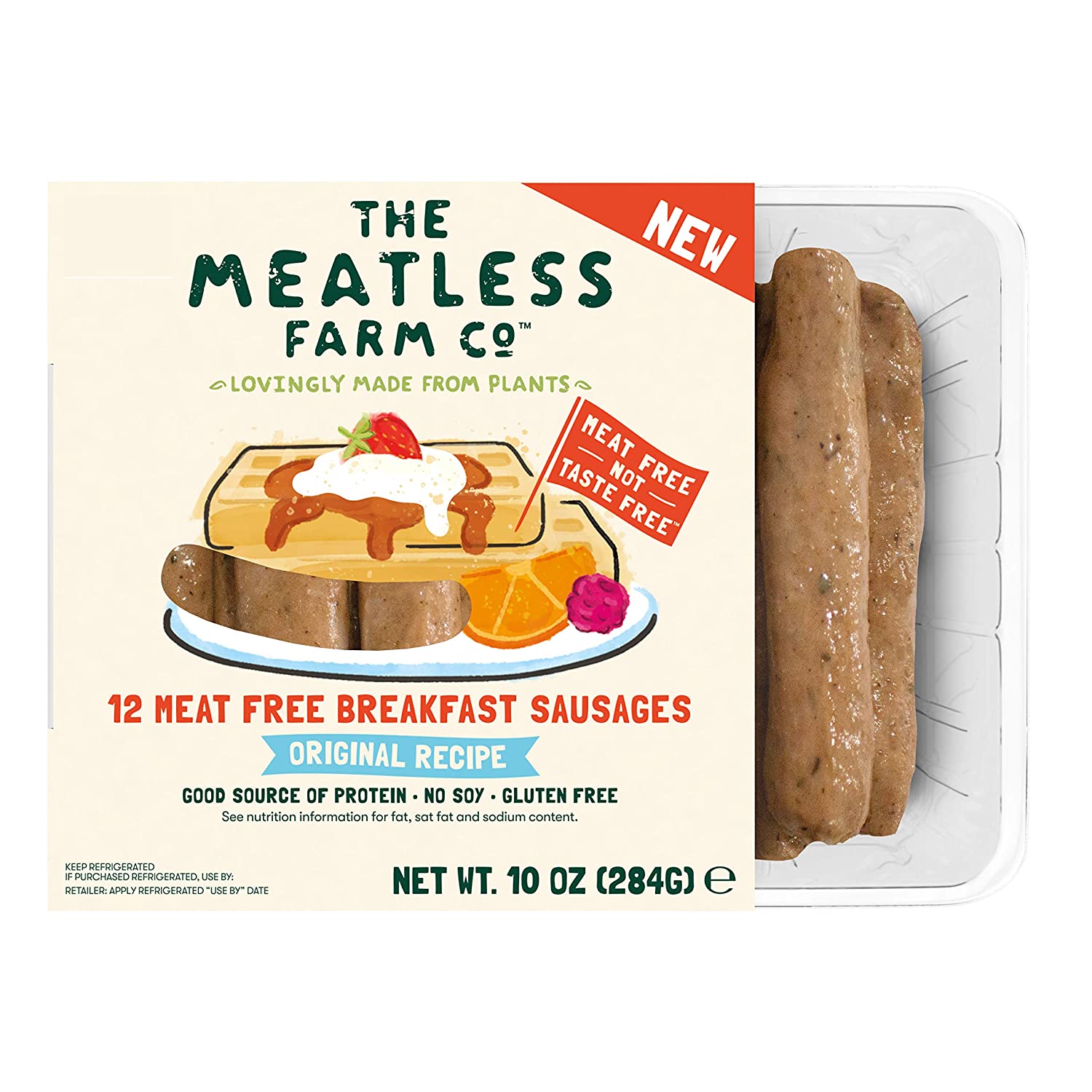 The Meatless Farm Co., Plant Based Breakfast Sausages, 10 Ounce
