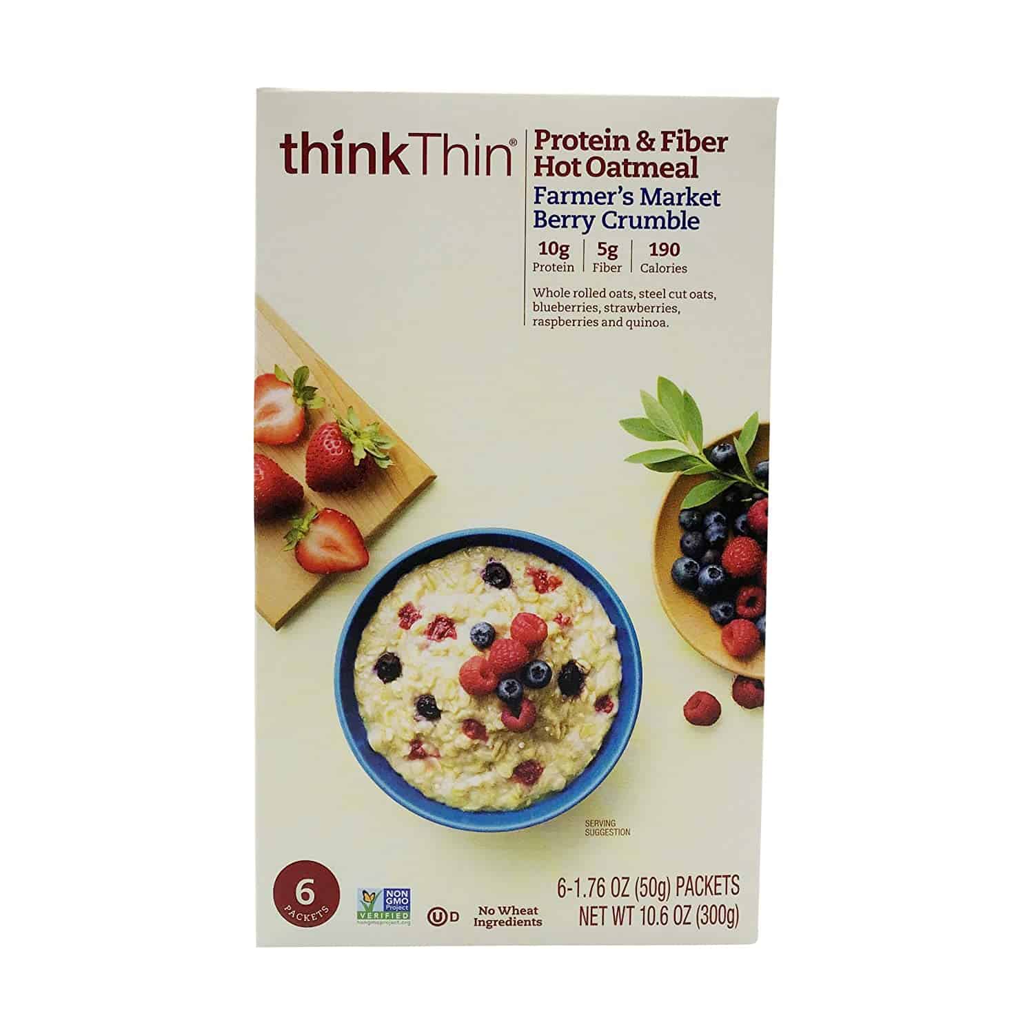 Think Products Oatmeal Protein and Berry Crumble Box 10.6 Oz.