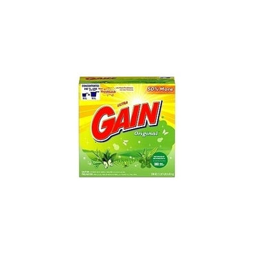 Gain Powder Laundry Detergent, Original Scent, 180 Loads, 206 Ounce
