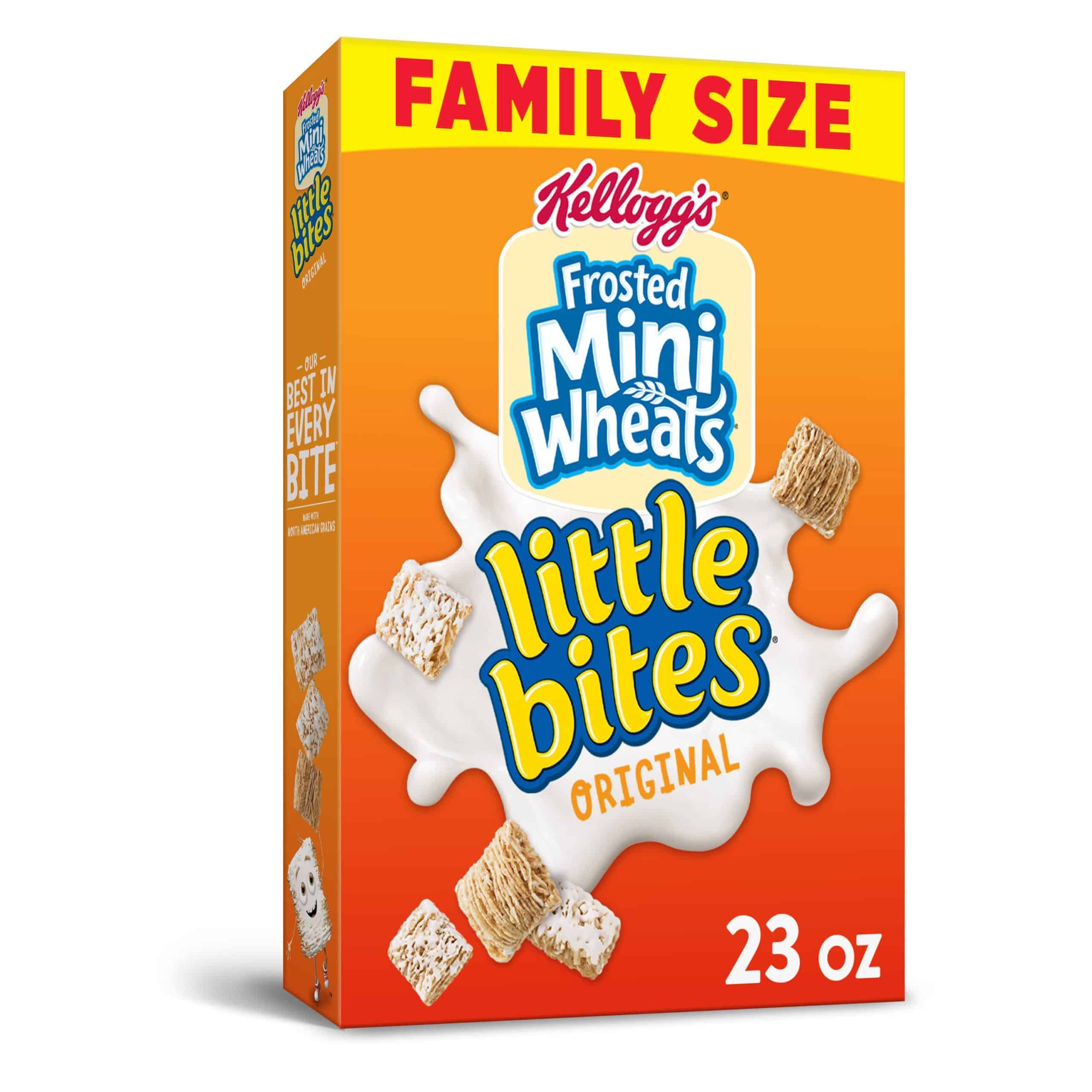 Kellogg's Frosted Mini-Wheats Little Bites, Family Pack, 23 Oz