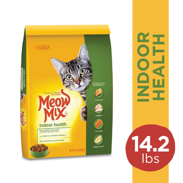 Meow Mix Indoor Health Dry Cat Food, 14.2 Pounds
