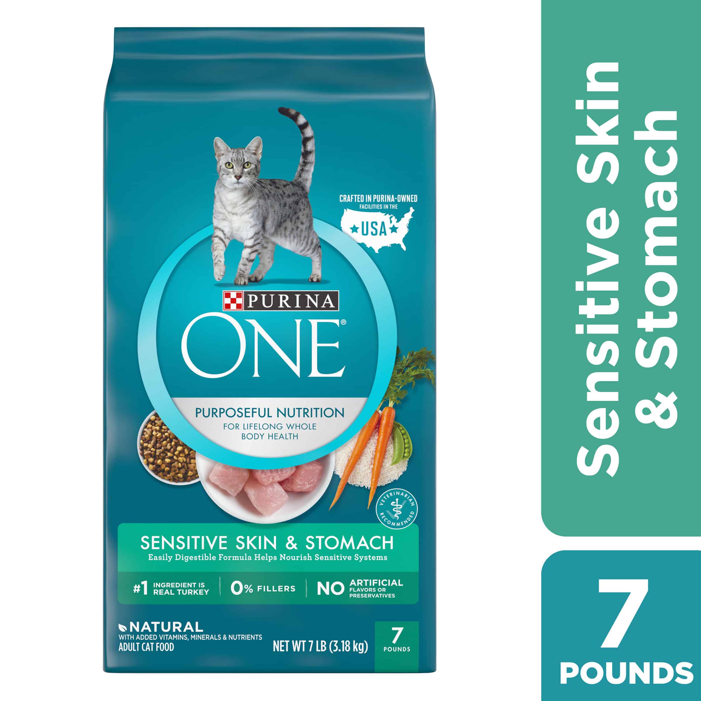Purina ONE Natural Dry Cat Food,  7 lb
