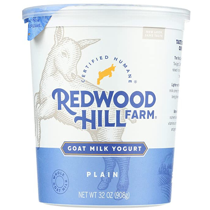 Redwood Hill Goat Milk Yogurt, Plain, 32 oz