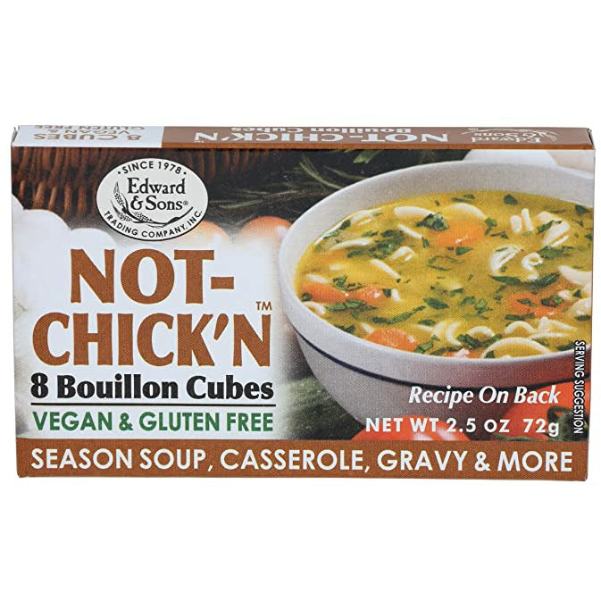 Oasis Fresh Edward & Sons Not Chicken Bouillon Cubes, 2.5 oz (PACK OF 1)