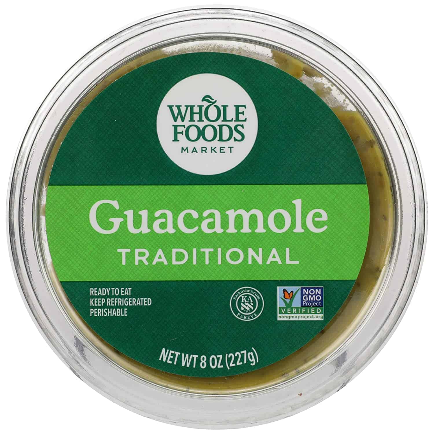 Whole Foods Market Guacamole, Traditional, 8 Oz