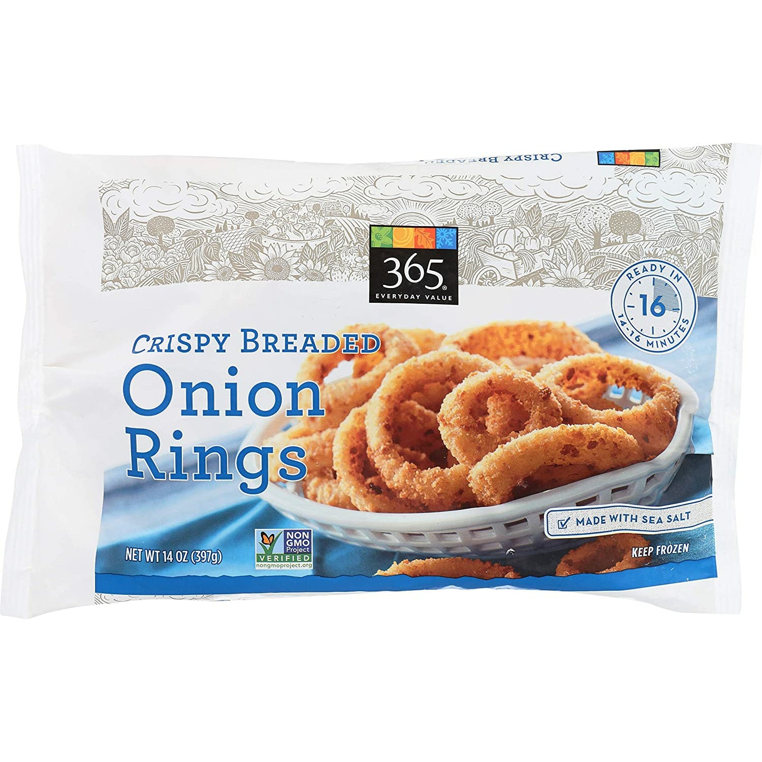 Frozen Onion Rings, 14 Ounce